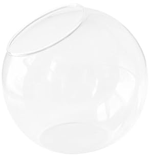 YAOHY Husdjur Hamsterbadkar Behållare Rund Rengöring Sandbad Behållare Hus All-Round Transparent Hamster Sandbadbehållare Behållare(S,B)