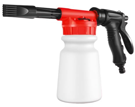 Lavatrice automatica per spruzzatore in schiuma per tubo - spruzzatore da giardino - 1L sapone a mano su pressione dettagliante di pulizia per l'alimentazione interna di lavaggio esterno