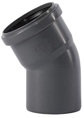 Ostendorf HTsafe - Tubo HTsafe 30 gradi DN 75 mm, colore: Grigio