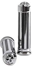 Motorrad Griffe 1 Zoll CNC Aluminium Lenkergriffe CG15 Craftride Chrom