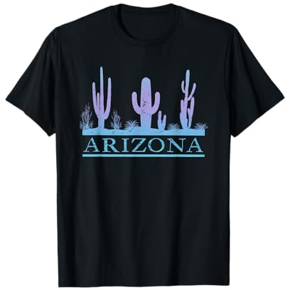 Arizona Cactus Garden AZ Souvenir esposto alle Maglietta