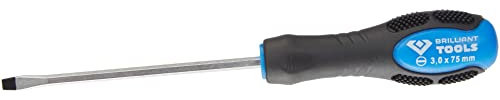 BRILLIANT TOOLS BT034801 Tournevis à tête plate, 3,0 mm [Powered by KS TOOLS]