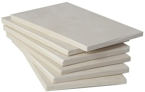 Caja 24 Uds. Espátula De Goma Blanca Masillas
