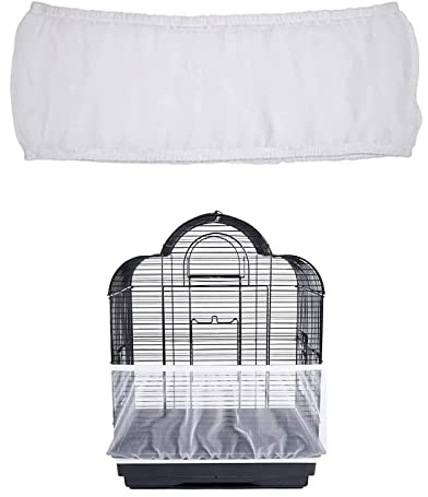Hudiepan Samenfänger für Vogelkäfig, Vogelkäfig Schutznetz, Vogelkäfig-Abdeckung, Vogelkäfig-Samenfänger, Vogelkäfig Netz Schutznetz, VogelkäFig SamenfäNger Nylon Mesh für Birds Parrot Pet
