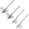 sourcing map Inside and Corner Trowels 3.5 Inch Stainless Steel Drywall Corner Shaping Tool 2sets