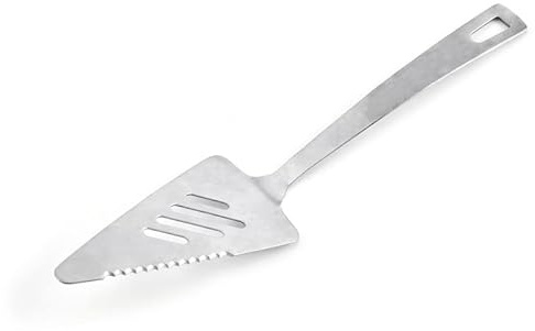 REVGOZU Modern simple stainless steel with teeth triangle creative cake spatula Multi-functional simple and easy lasting cake cheese knife baking utensils