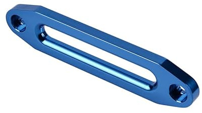 ANDGROPAND (Blue) Aluminum Hawse Fairlead, for Automotive Anchor Cables UTV 8000-15000 lb Winch,10 inch (254mm) Mount Smooth.
