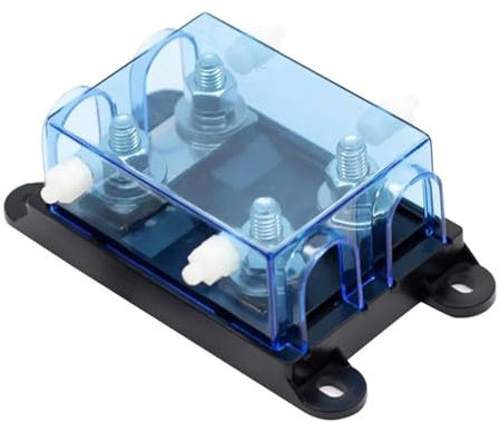 NURII 2 Stück DC 32V Auto-Sicherungshalter, Block 25A 30A 35A 40A 50A 60A 70A 80A 100A 200A 300A 400A Auto-Sicherungshalter (Size : 100A)