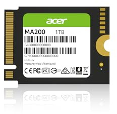 acer MA200 M.2 2230 NVMe SSD de 1 TB, velocidad de lectura de hasta 5200 MB/s, PCIe Gen4 estado sólido interno para Steam Deck, expansión de almacenamiento de dispositivos de juegos portátiles
