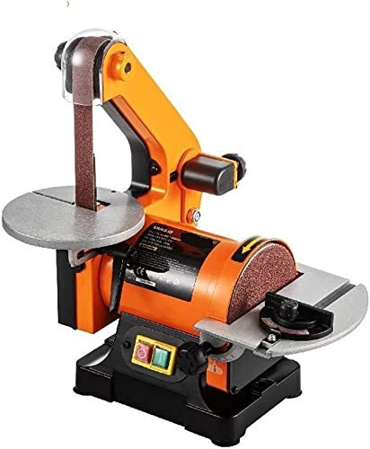 Levigatrice a disco elettrica da 250 W, levigatrice a disco da banco, mini tavolo da 5 pollici, affilatrice ad angolo fisso, utensili for lucidare coltelli for uso domestico