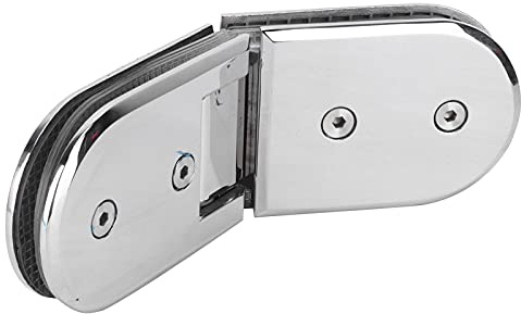 Strapazierfähige Edelstahl-Duschtür-Scharniere, 135 Grad, Ersatzteile für Glasduschtüren, Torklemme, Scharnierhalterung, passend für 8 und 12 mm Glas, einfarbig