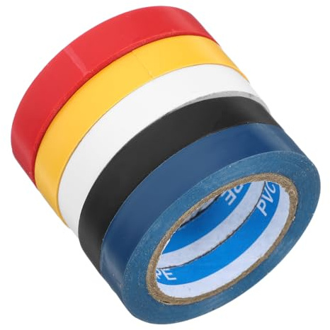 BESTonZON Drumstick Griffband aus Pvc 5 Rollen Rutschfestes Wickelband für Schlagzeugstöcke für Schlagzeug und Jazz Drums