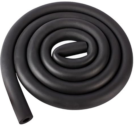 HSPLXYT Rot/Blauer Rohrisolierungs-Schaumstoffschlauch, Schaumrohr-Isolierschlauch, Schaumstoffschlauch zur Griffunterstützung; Frostschutz/Anti-Rutsch/Hohe Dichte(Black/ID*THK-13mm*9mm)