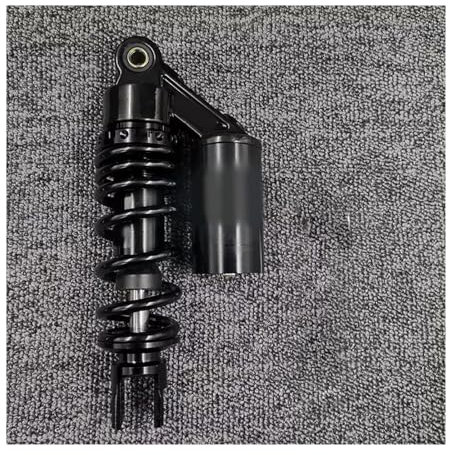 Federungsdämpfer Für Scooter Motorrad Schwarz 235mm 7,5mm Feder Hinten Luft Stoßdämpfer(All Black)