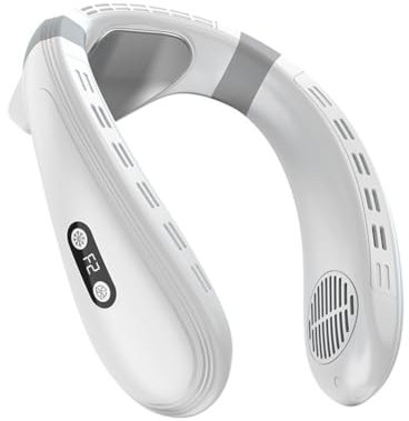 Eighosee Neck Air Conditioner, Full-Body Cooling Neck Fan, 8000mAh Rechargeable Wearable AC Air Conditioner Neck Fan Cooler A