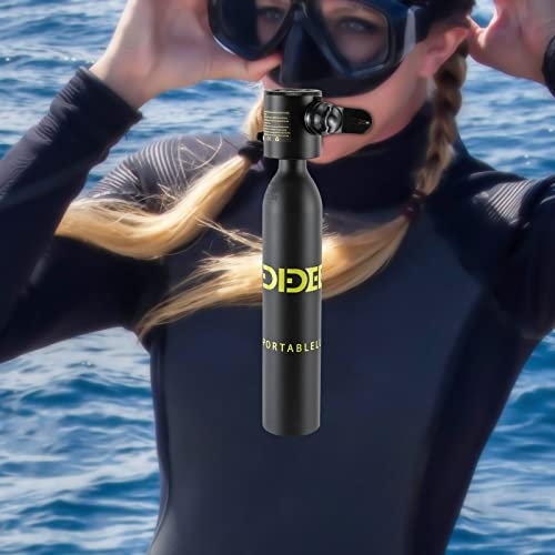 LIAIZE Mini bouteille de plongée de 0,5 l - 5 à 10 minutes - Équipement de plongée 3000 psi - Pour la plongée en vacances, le sauvetage en rivière et dans l'océan, les exercices de plongée, le travail