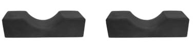 Timcryxient Juego de 2 almohadillas para reposacabezas y cuello, almohada de extensión de pestañas, herramienta de espuma profesional, color negro