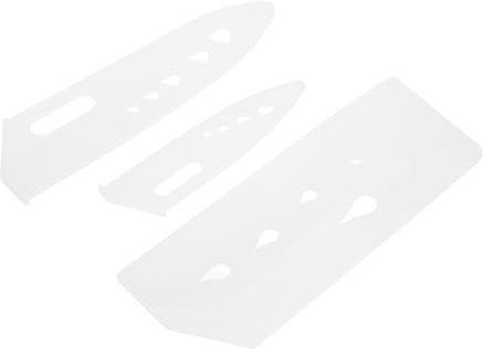 LIGIGWASH 3piezas Funda Protectora Para De Cocina Protector De Plástico Para Almacenamiento De Cuchillas Para Uso Doméstico y Profesional
