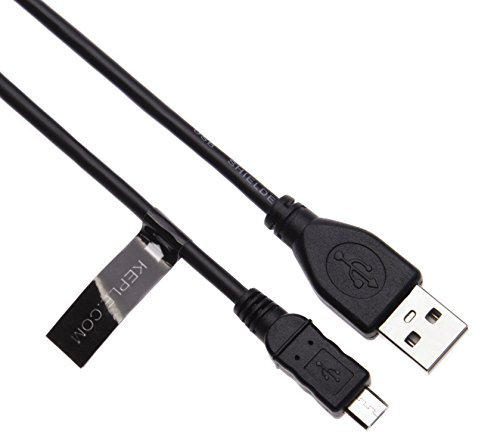 Keple Micro USB Ladekabel Kompatibel mit Sony Digital Camera DSC-HX300, 30V, 400, 400V, 50, 50V, 60, 60V, Canon PowerShot SX730, SX720, SX620, ViviCam 3740, 3745, 3746, 3750, 3755, 3760 3m