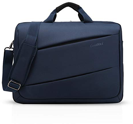 FANDARE Moda Borsa Messenger per Computer Uomo/Donna Business Borsa a Tracolla Outdoor Travel Grande Capacità Borsetta Impermeabile Poliestere Blu