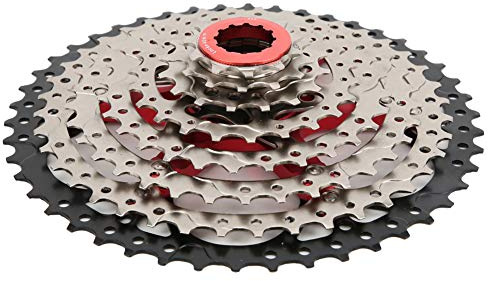 VGEBY 8 Fach Kassette, 46T Fahrrad Kassette Freilauf Hohlkassetten Schraubkranz 8 Speed Fahrradzubehör für Mountainbike, Rennrad, MTB