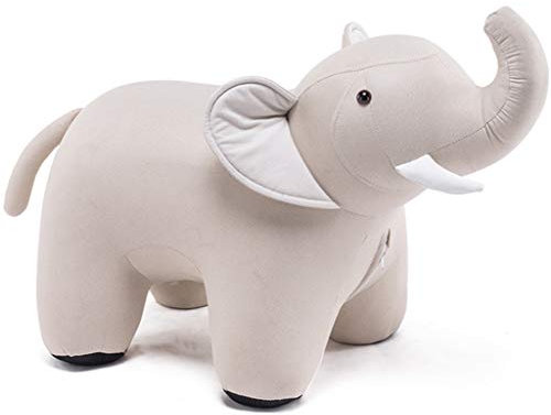 ZYCSKTL Sitzhocker Tier Hocker Für Kinder,Technologie Stoff Einwegstoff, Sofa Hocker Tür Schuhbank, Cartoon Style Low Hocker, Creative Cute Animal Footstool (Color : Beige, Size : 70 * 40 * 39cm)