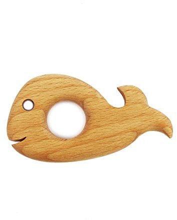 mitienda mit Liebe gemacht Coquetier Motif Animal Baleine en Bois, coquetier Baleine