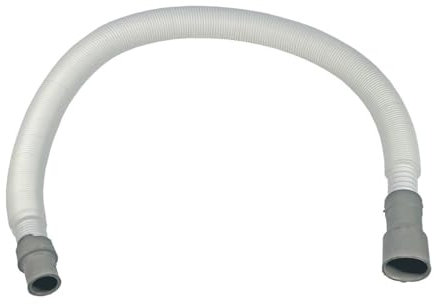easyPART Kompatibel/Ersatz für Electrolux 9029793396 Ablaufschlauch Abpumpschlauch Waschmaschinen Spülmaschine ausziehbar 0,5-2,0m AEG Endstück gerade/gerade 19/21/28mm Durchmesser Universal