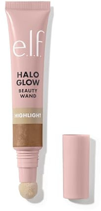 e.l.f. Halo Glow Highlight Beauty Wand, Liquid Highlighter Wand For Luminous, Glowing Skin, Buildable Formula, Vegan and Cruelty-free, Liquid Gold