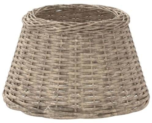 vidaXL Lamp Shade, Table Lamp Shade for Living Room Bedroom Dining Room, Bedside Light Shade with Holder Hole, Hallway Light Shade, Brown Wicker