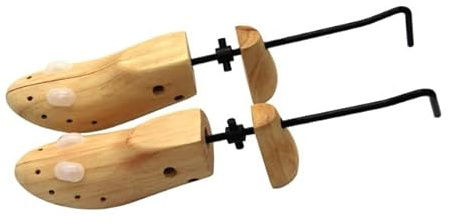 1ABOVE Mens Shoe Stretchers with 4 Removable Ortho Plugs| Solid pine | Suitable for Shoe Sizes 3-8 | Helps with Blisters, Bunions, Calluses, Corns, Hammertoes, Overlapping Toes and Toe Pains (MEN)