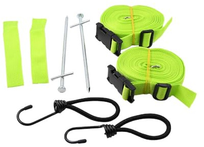CANJPTON Awning Storm Straps Tie Down Kit Compatible with Kampa Dometic Tie Down Kit