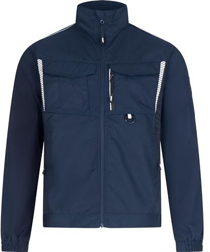 BWOLF DRIFT Veste de Travail Homme Été Automne Ripstop avec de nombreuses poches, bleu, L