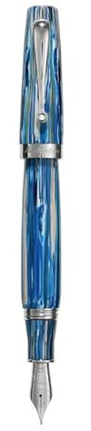 Montegrappa Fountain Pen (Füllfederhalter) Mia, Adriatic Sea, Open Edition, Steel, Broad, ISMIA5I2