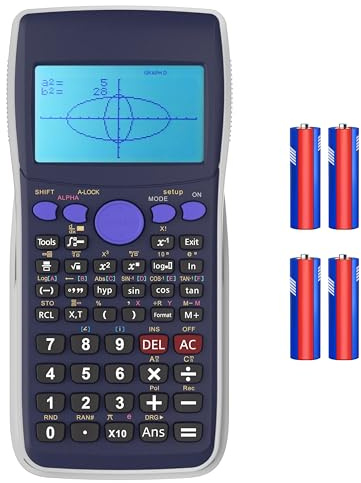 Graphing Calculator,IPepul Scientific Calculators 10 Modes /4 Graphing Functions,Desktop Math Calculator for College Students,School Supplies for Middle High School Teachers Office