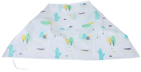 Housse de Lave-linge à Chargement Dessus Peva Imperméable | Motif Géométrique Moderne, Design à Enroulement Pratique, Protection Polyvalente pour Appareil