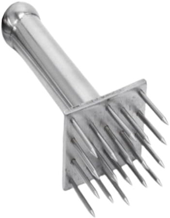 Ciieeo Attendrisseur De Viande avec Aiguilles Maillet à Viande Métal Outil De Cuisson pour Bœuf Haché Broches