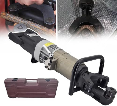 smafoseedding 1200 W Elektrische Biegemaschine Für Stangenstahl, Elektrische Stahlstangenbiegemaschine/Zum Biegen Von Stahlstangen, Hydraulische Bewehrungsbiegemaschine /1 Knopfdruckentlastung,22B