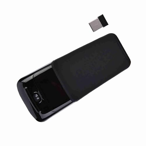 Hztyyier Receptor USB de Toque Inalámbrico Flexible de 2.4GHz de 2.4GHz para Amantes de los Juegos, Compatibilidad Universal, Negro (White) (Black)