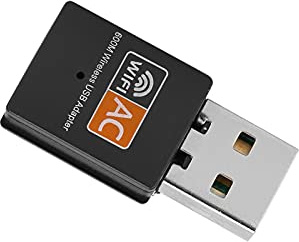 Adattatore Wi Fi per PC Desktop, Adattatore WiFi USB per l'Adattatore Desktop PC Wi Fi con AC600M sterno 8811 Adattatore di Rete di Rete di Rete a Cordone a Cordone per Chip per (Scheda di