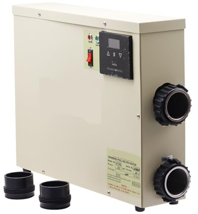 OUHFCASN 15KW Water Heater For Swimming Pool Bathtube Thermostat High Efficiency Electric Pool Heat Pump For Bathtubs, Mini Swimming Pools,SPA Efficient Heating(5.5KW 380)