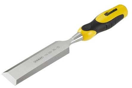 Cincel biselado, 38 mm - herramienta de corte precisa, acero forjado, mango antideslizante, ideal para trabajos en madera o metal.*