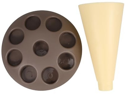 Hemobllo Soporte Para Mangas Pasteleras Con Ranuras Para Boquillas Soporte Para Bolsas Pipa De Decorar Pasteles Material Resistente Para Accesorios De Repostería