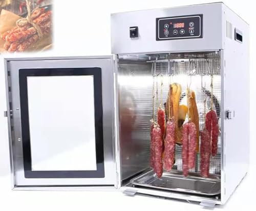 Pannello di controllo a LED Essiccatore di carne per la casa, asciugacapelli rotanti, asciugacapelli commerciali, asciugatrice di grado industriale 30-90 ℃ Regolazione, adatto per salsiccia, pancetta,