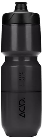ACID Flow Trinkflasche, 750 ml, Schwarz, Sportflasche für Unterwegs