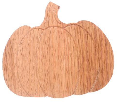 MUELODSIC Tagliere Forma in Quercia Piccolo Vassoio Affettati e Snack per Halloween e Ringraziamento Tavola Multifunzionale