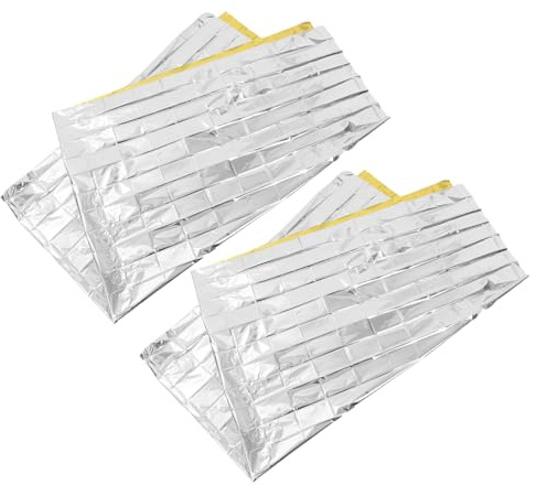 GANAZONO 2 Piezas Láminas Reflectantes para Plantas Película para Invernadero de Jardín Resistente UV Aislante Térmico Multifuncional para Crecimiento Vegetal y Camping al Aire