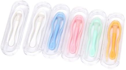 Gogogmee 6sets Lens Inserter Removers Lenses Tools Lens Tweezers Applicator for Contacts Suction Sticks for Eye Contacts Random Color