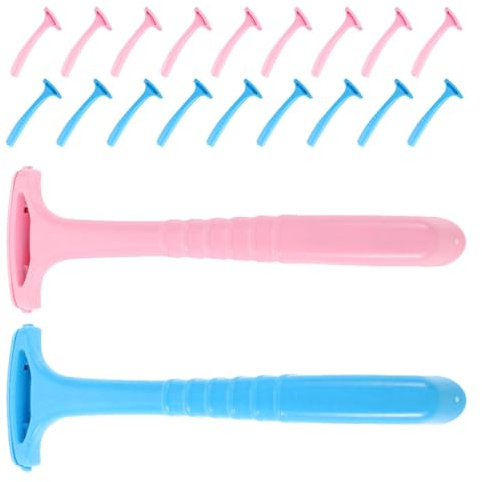 FONDOTIN Râpes à Pieds Exfoliantes 20 Pièces Tailles Standard pour Éliminer Peaux Mortes et Callosités Usage Pédicure Domestique Couleurs Bleu et Rose Ergonomiques