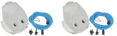 BHFZIAP 2 set Portable High Pressure Foot Pump Adapter Inflator for Inflatable Boat Pool
